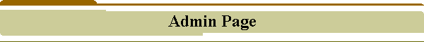 Admin Page